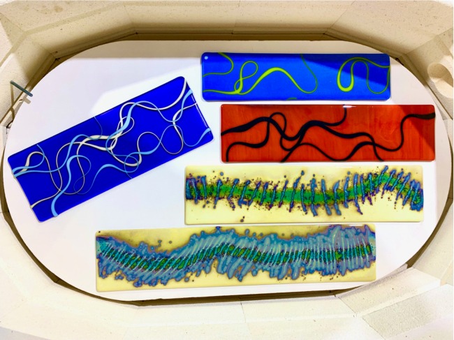 Pieces Exiting The Kiln