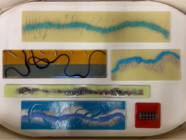 Read more: Fused Glass Pieces Entering The Kiln